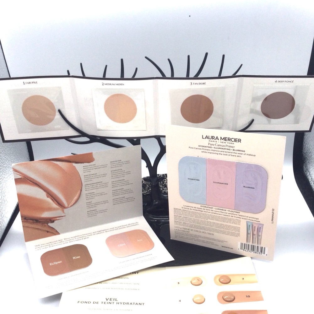 Charlotte Tilbury sample card air brush finish new sample bundle assorted.